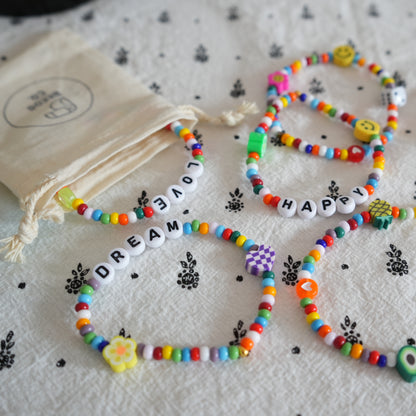 Colorful Bracelet Worded